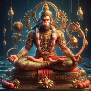 Photo Hindu Lovely Idol Hanuman Ji Generator By Ai 911060 25416 300x300